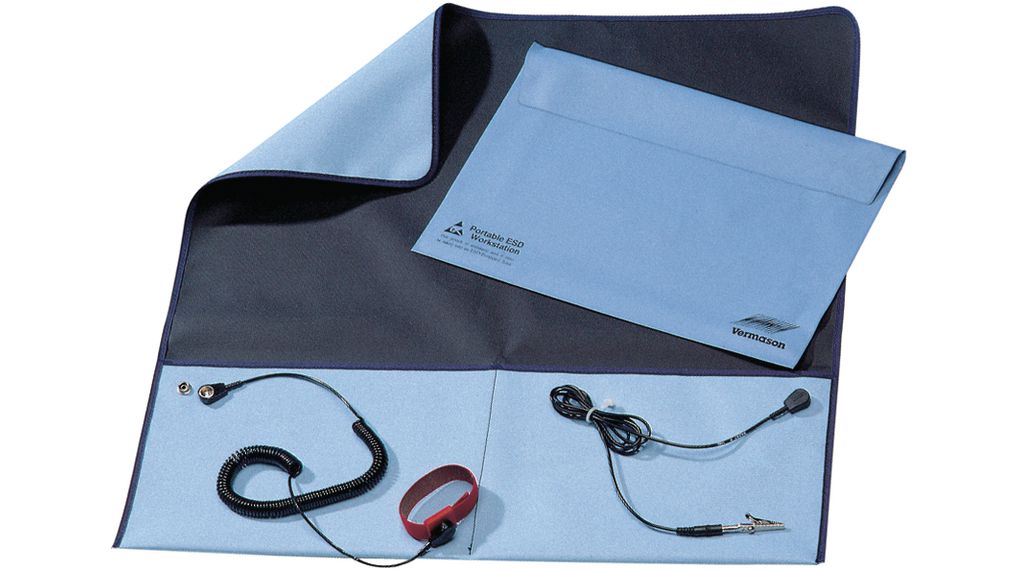 Kit di manutenzione per la manipolazione dei componenti elettronici ESD, Polietilene, 610 x 610mm