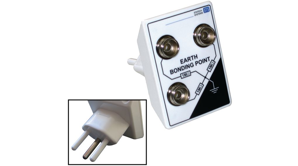 Aardverbinding CH/DE, CH Type J (T12) Plug, 3x drukknop van 10 mm