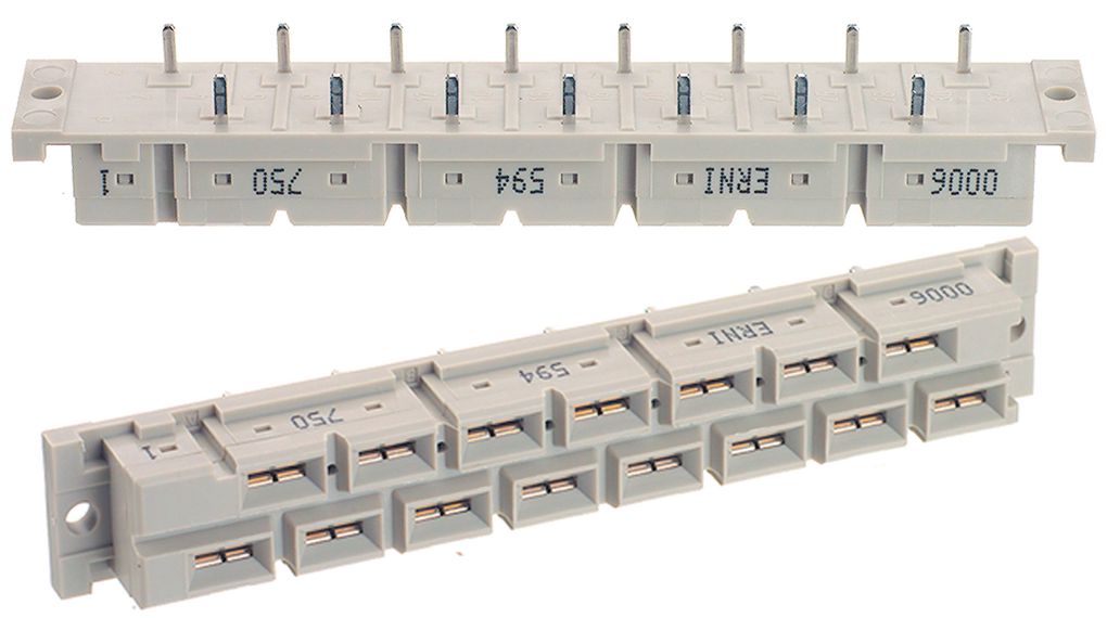 Multipole socket, H 15-p DIN 41612