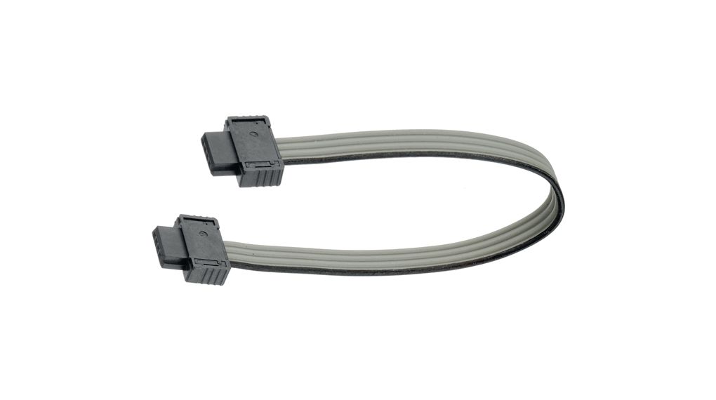 Plochý kabel, 1.27mm, 2 Žíly, 300mm, Černá