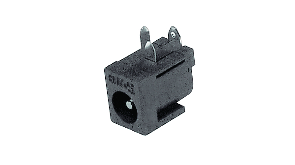 DC Power Connector, Socket, Right Angle, x6.3xmm