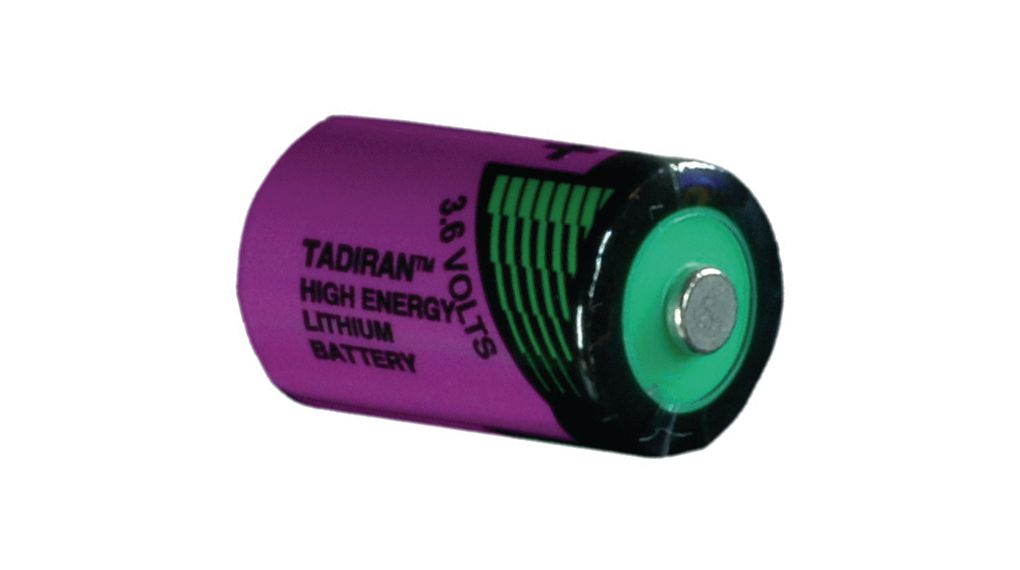 Primaire batterij, 3.6V, 1/2AA, Lithium