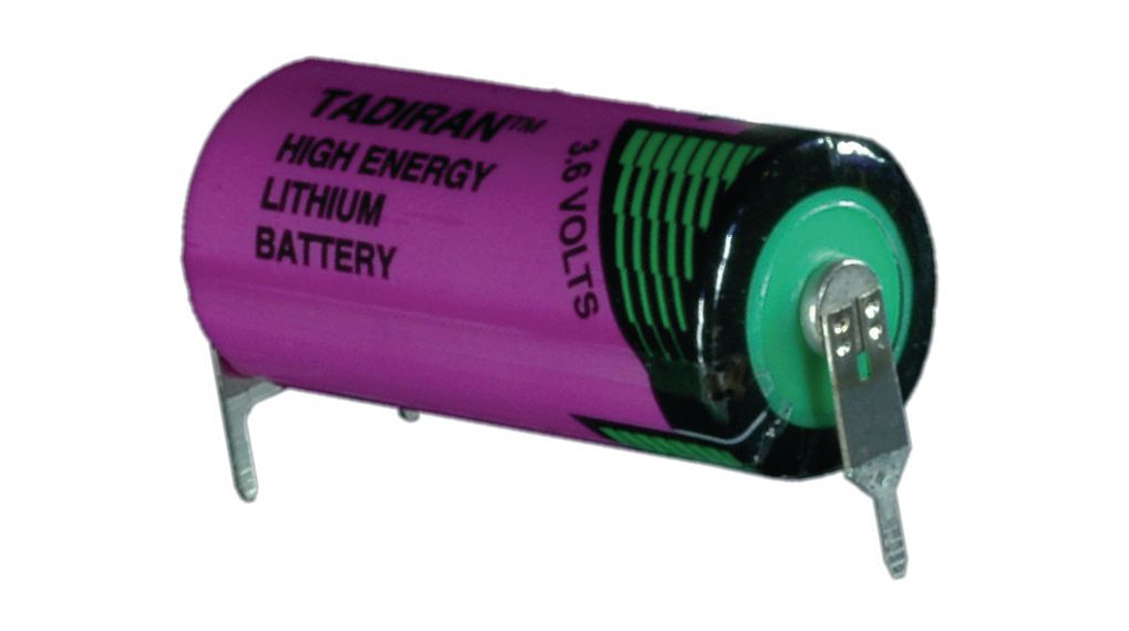 Primary Battery, 3.6V, 2/3AA, Lithium