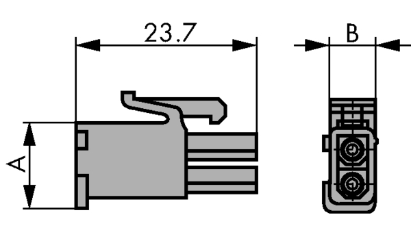 172168-1 | TE Connectivity Pin housing, Straight, Socket