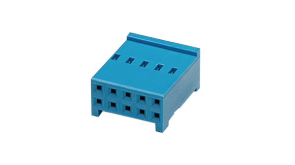 Boîtier, Prise, Pas - 2.54 mm, Pôles - 8, Rangées - 2, Téréphtalate de butylène (PBT)