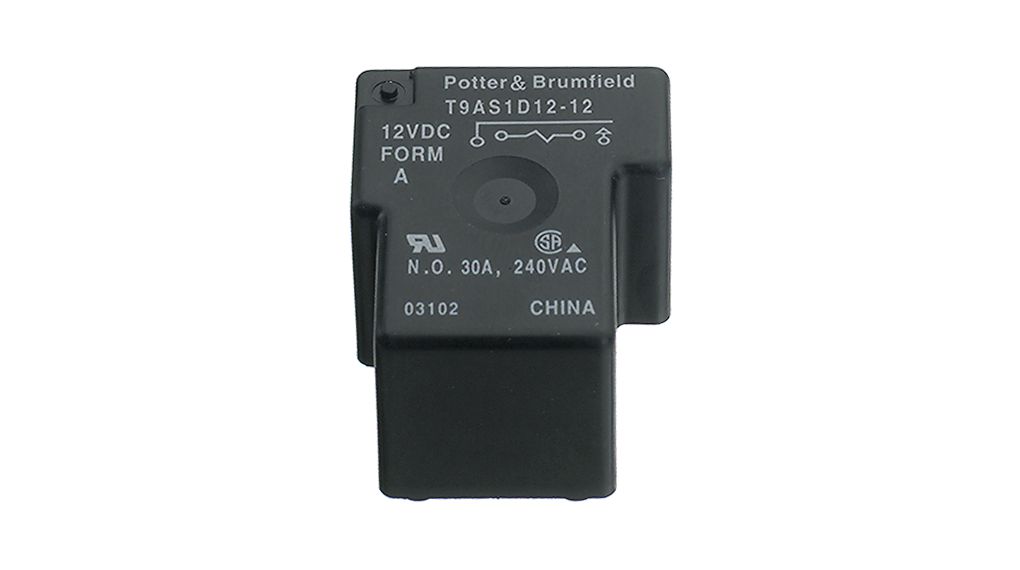 PCB Power Relay T9A 1CO 20A DC 12V 144Ohm