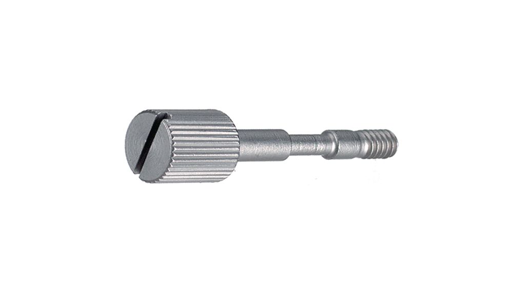 Knurled screw, UNC 4-40
