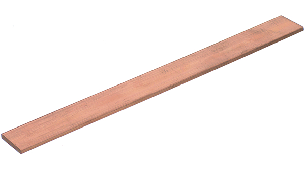 Flat Copper, Length 0.5 m, 500x30x3mm