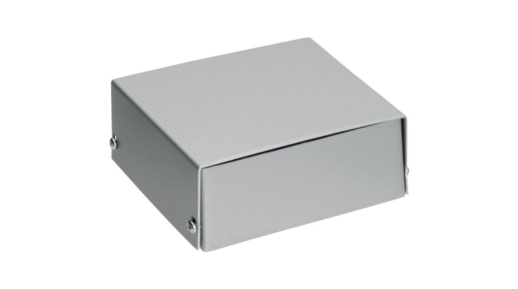 Contenitore a guscio AL BOX 72x38x28mm Alluminio Argento IP40