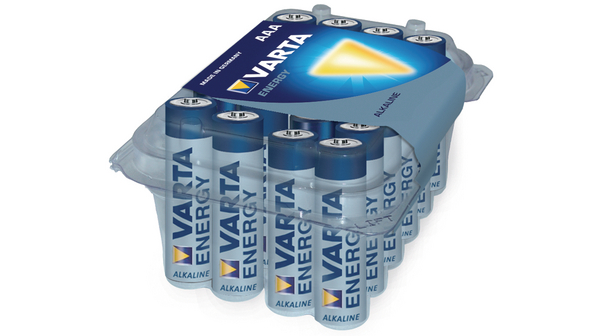 Primaire batterij, Alkalisch, AAA, 1.5V, Energy, 24 ST