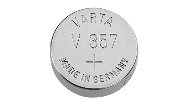 V357, VARTA Pile-bouton, Oxyde d'argent, SR44, 1.55V, 145mAh