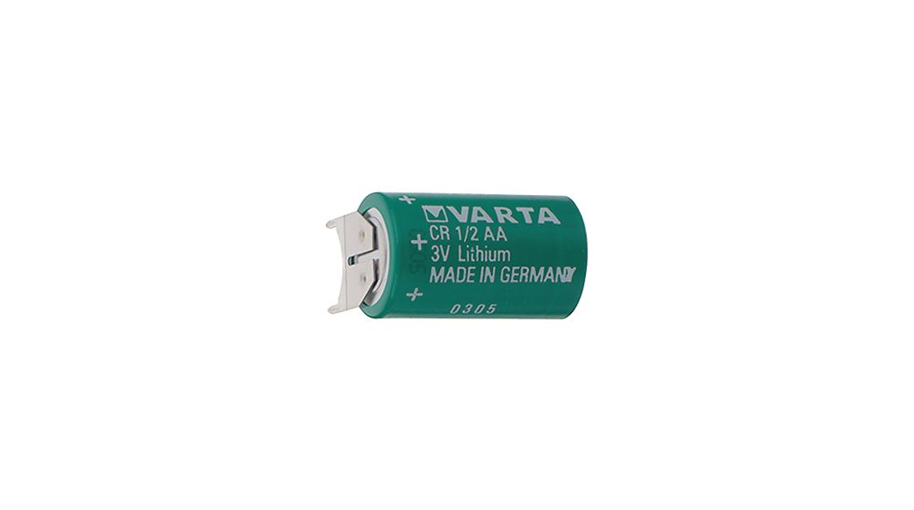 Primaire batterij, 3V, 1/2AA, Lithium