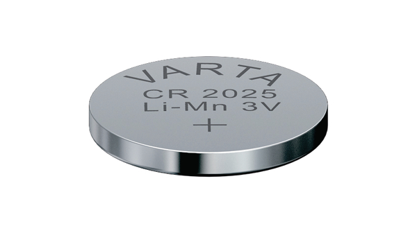Varta CR2025 piles boutons CR-2025 lithium 3v lot de 5 piles