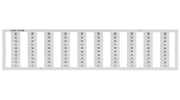 Inlay card L1/ L2/L3/N/PE (20x) 4.2 mm, 4mm