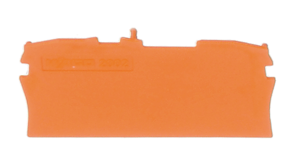 End plate, Orange, 48.5 x 33mm