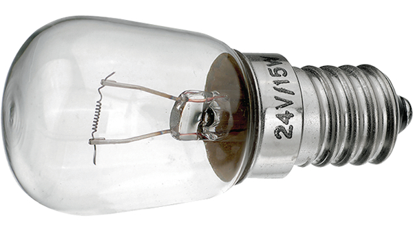 Ampoule à incandescence, 25W, E14, 130V