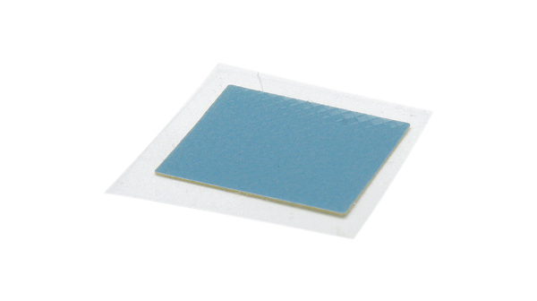 Thermal Gap Pad Blue Square 0.4W/mK 3.7K/W 37x37x0.13mm