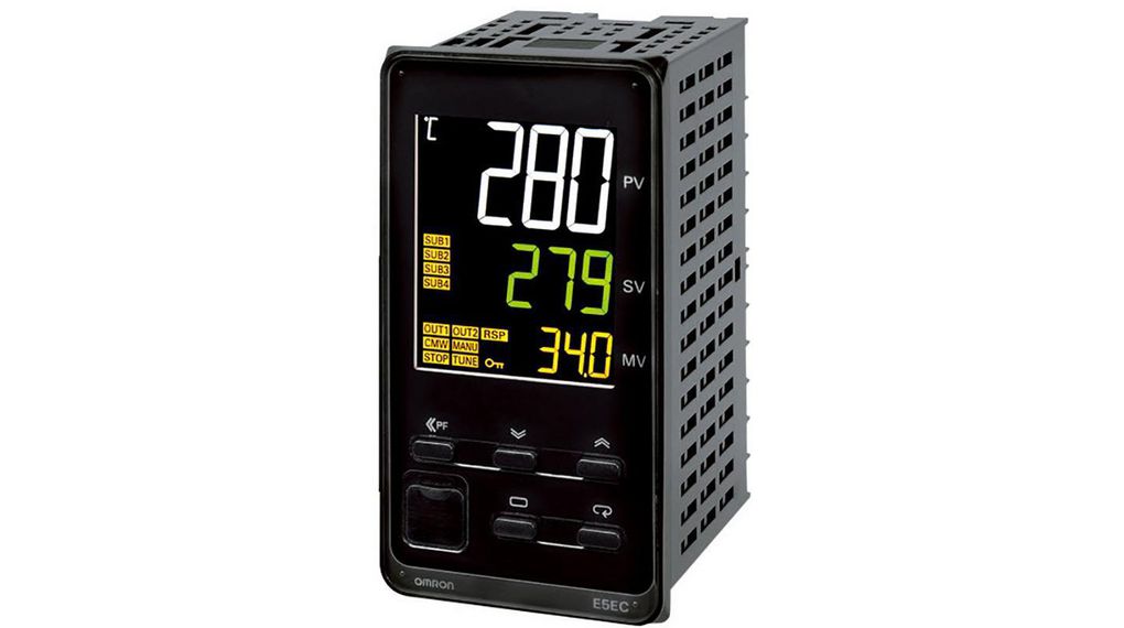 Digitální ovladač teploty, Analogový / RTD / Termoelektrické články, Napětí 110...240 VAC