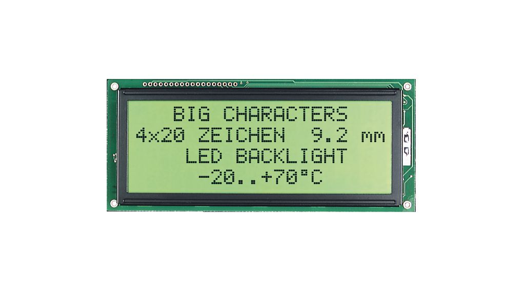 Bodový maticový LCD displej 4.75 mm 4 x 20