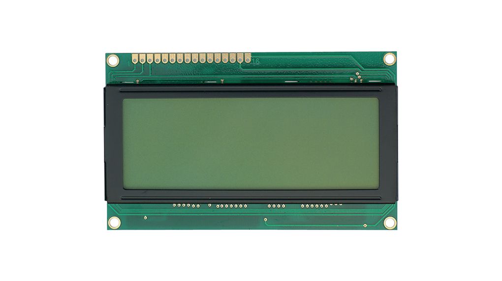 Ecran LCD de matrice de points rétroéclairé 6.35 mm 4 x 20