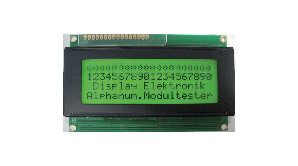 Backlit Dot Matrix LCD Display 4.75 mm 4 x 20