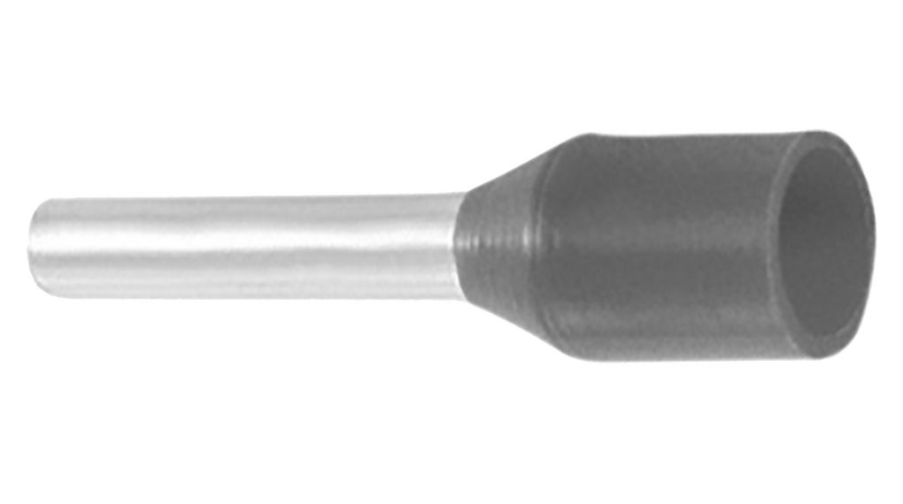 Bootlace Ferrule 0.75mm² Grey 14.3mm 100 ST