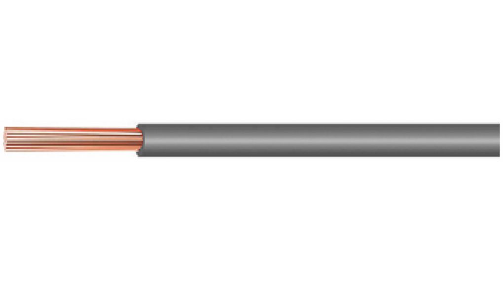 Stranded Wire Radox® 125 0.25mm² Tinned Copper Grey 100m