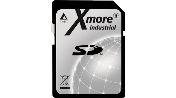 Scheda di memoria industriale, SD, 1GB, 30MB/s, 25MB/s, Nero