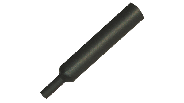Heat-Shrink Tubing Polyethylene, 0.8 ... 1.6mm, Black, 1m