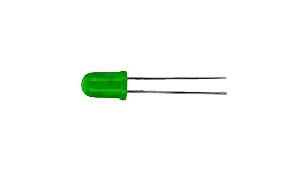 LED 575nm Green-Yellow 5 mm T-1 3/4