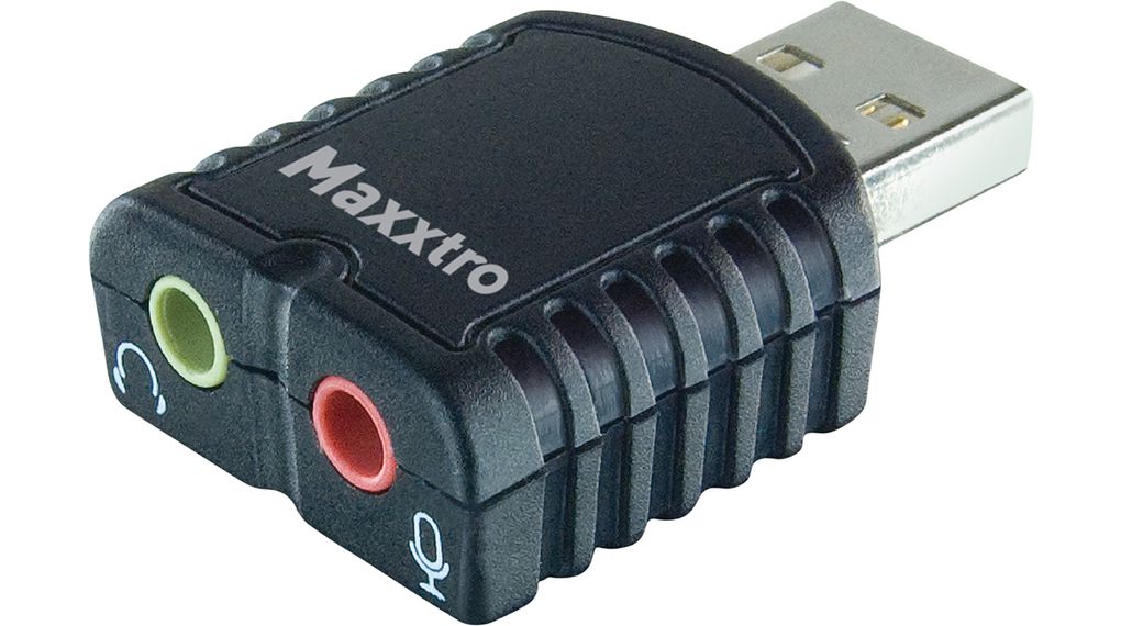 USB stereo sound card adapter