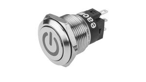 Vandal Resistant Pushbutton Switch, 3 A, 240 V, 1CO, IP65 / IP67 / IK10