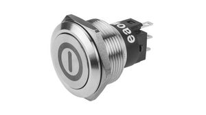 Vandal Resistant Pushbutton Switch, 3 A, 240 V, 1CO, IP65 / IP67 / IK10