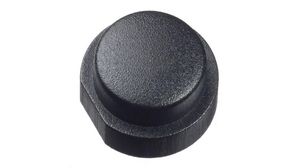 Switch Cap Round 6.5mm Black ABS Ultramec 6C Series