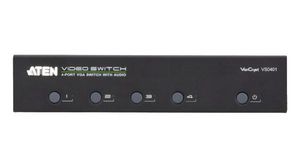 VGA-Switch 1x RS232 / 4x VGA-Stecker - VGA Buchse