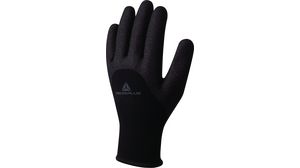 Protective Gloves, Polyamide / Acrylic / Nitrile Foam, Glove Size 9, Black