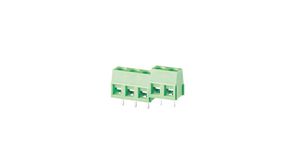 PCB Terminal Block, THT, 5.08mm Pitch, Right Angle, Screw, Clamp, 2 Poles