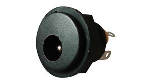 DC Power Connector, Socket, Straight, 2.5x5.5x10mm