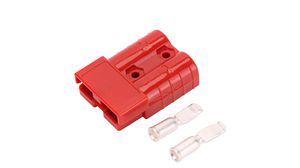 Battery Connector Kit, Neutral, Red, 50A, Poles - 2