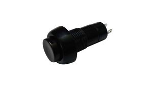 Push-Button Switch OFF-(ON) 1NO Panel Mount Black