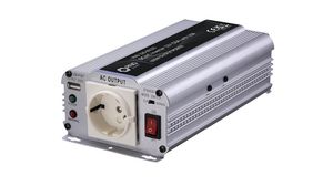 DC / AC Inverter with Energy Saving Mode 10 ... 15V 600W DE Type F (CEE 7/3) Socket / USB A Socket