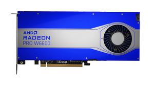 Graphics Card, AMD Radeon Pro W6600, 8GB GDDR6, 130W