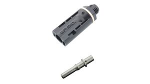 Solar PV Connector, Plugg, 2.8mm, 30A, 1.5kV, M12