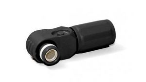 8mm Cable Plug, Receptacle, Black, 200A, Poles - 1