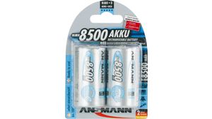 Rechargeable Battery, Ni-MH, D, 1.2V, 8.5Ah, Pack of 2 pieces