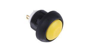 IS Series Series Push Button Switch, Momentary, 13.6mm Cutout, SPST, 32V ac, IP67