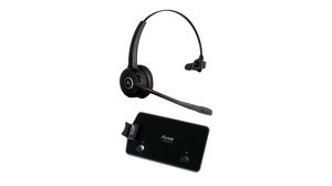 NC Headset with Docking Station, Prime X1, Mono, On-Ear, Wireless, Black