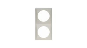 Plaque mate pour interrupteurs INTEGRO Montage encastré 119 x 59.5mm Blanc