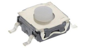 IP67 Button Tactile Switch, SPST 50 mA 0.9mm Surface Mount