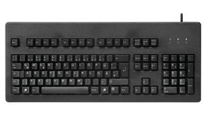 Keyboard, G80, UK English, QWERTY, USB / PS/2, Cable